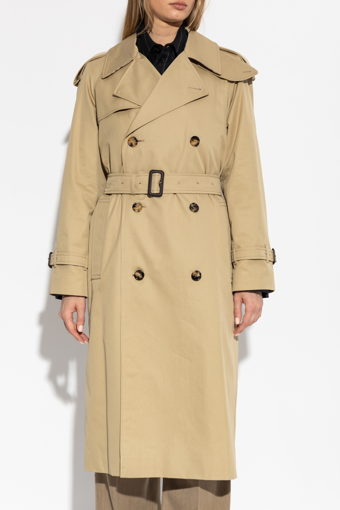 トレンチコート BURBERRY Women Trench Coats 8104711A1435 Beige Mid-length Kensington Heritage Trench Coat in Honey - Women